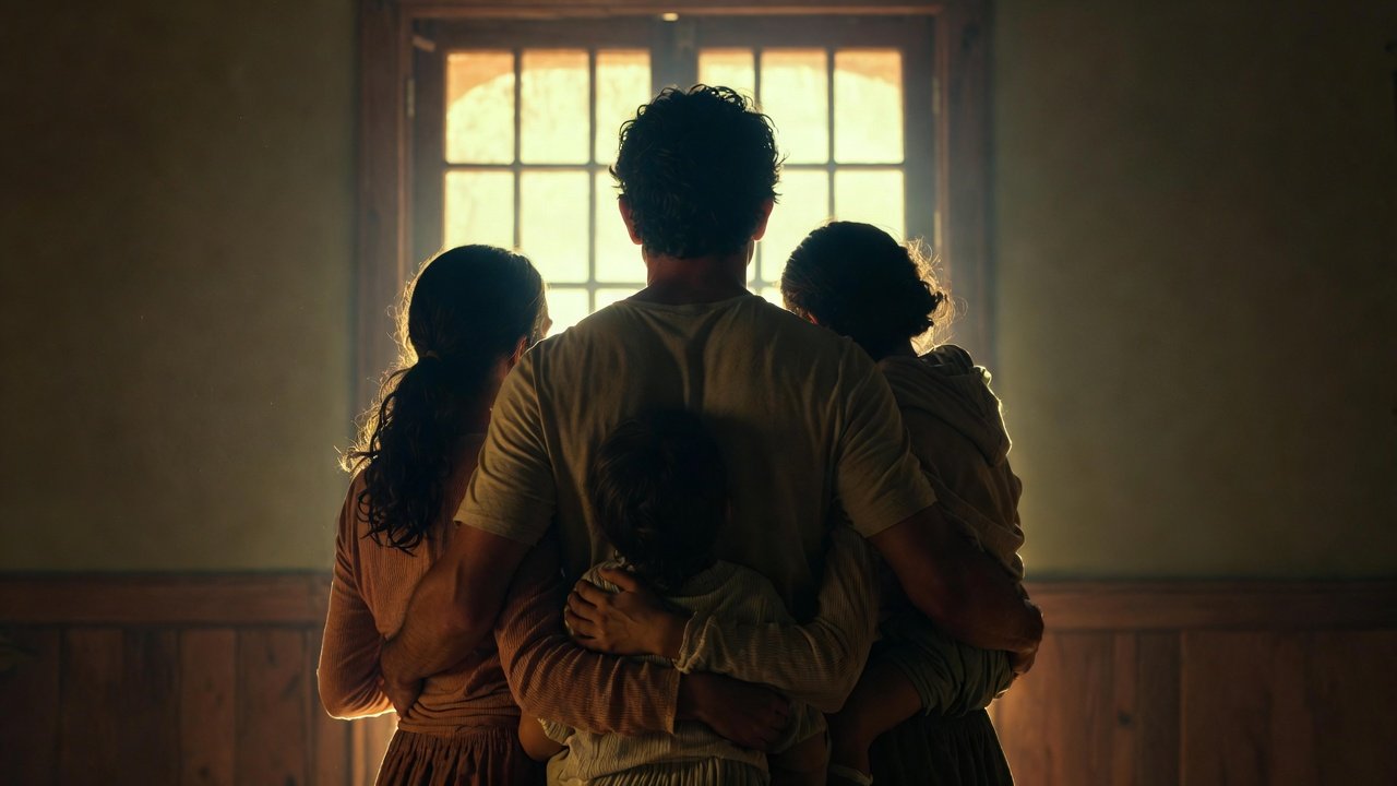 Familia reunida después de un trabajo de amarre de amor con hojas de coca