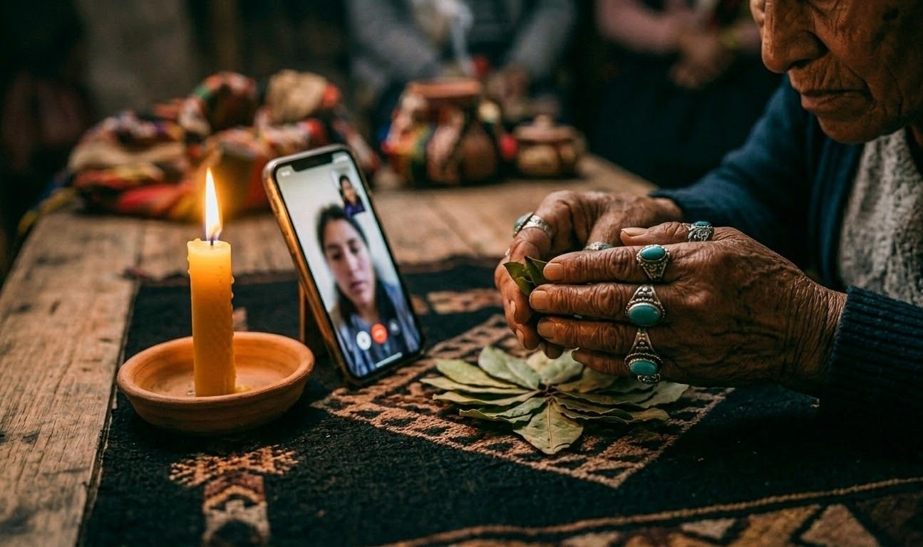 Lectura de coca virtual online por WhatsApp con Yesi