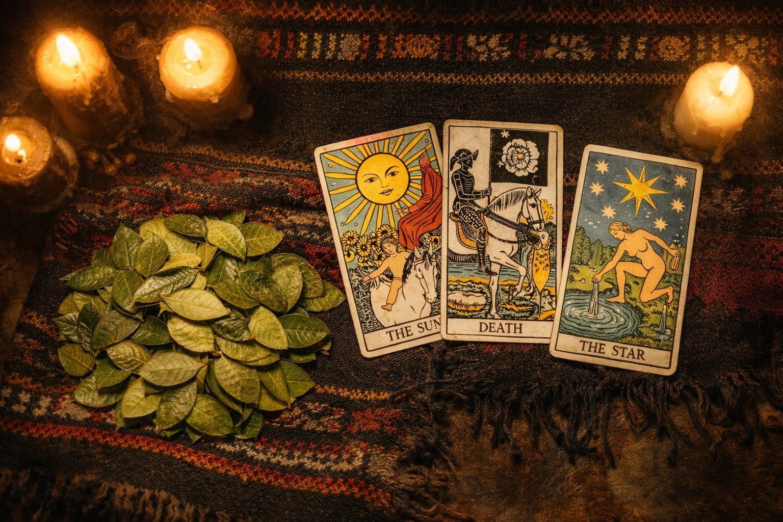 Lectura de hojas de coca versus tarot — diferencias y precisión