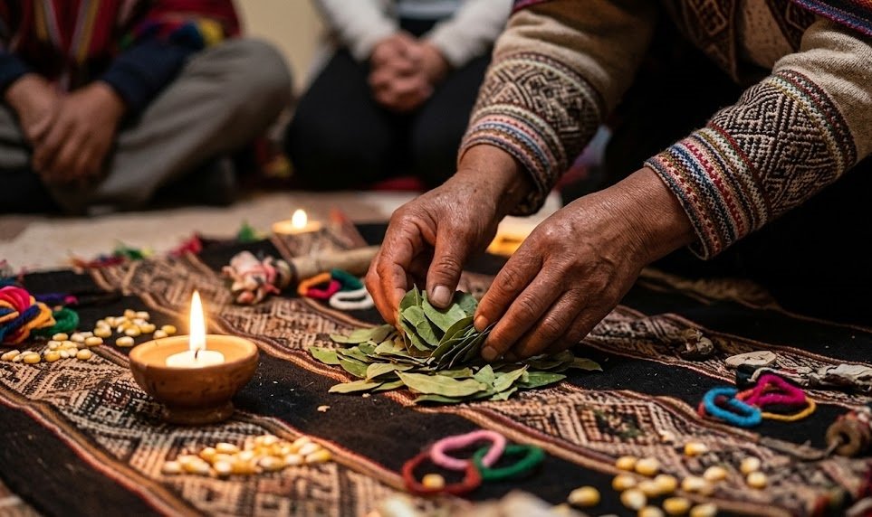 Cómo se lee la hoja de coca proceso ritual