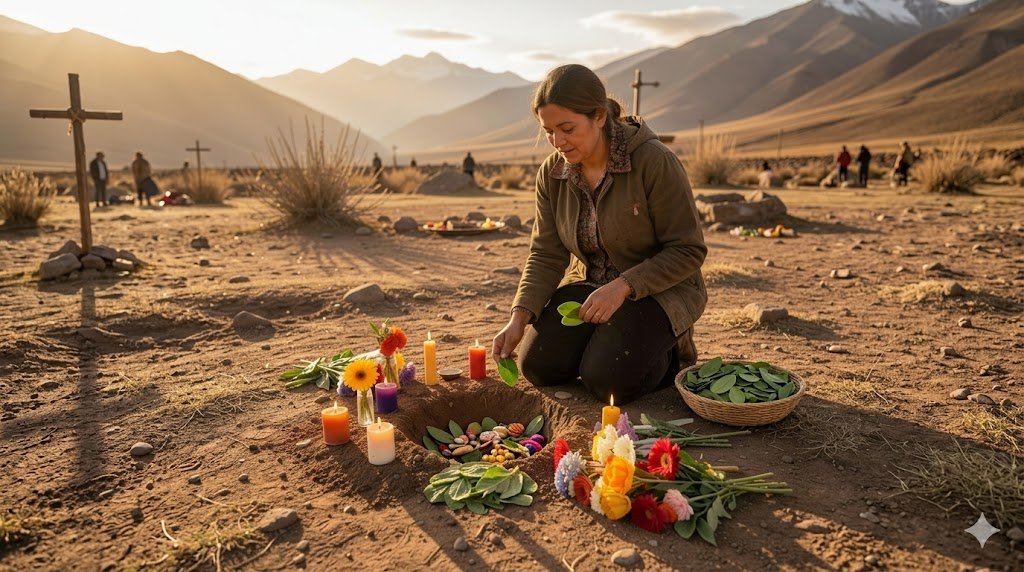Pago a la Tierra Pachamama ritual andino abundancia
