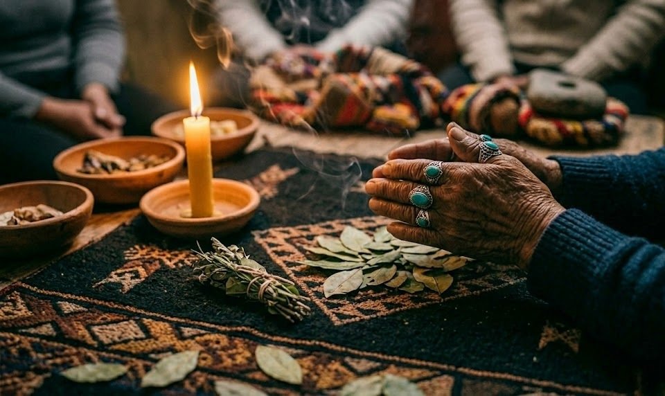 Trabajo espiritual andino para romper un amarre de amor — magia blanca con hojas de coca